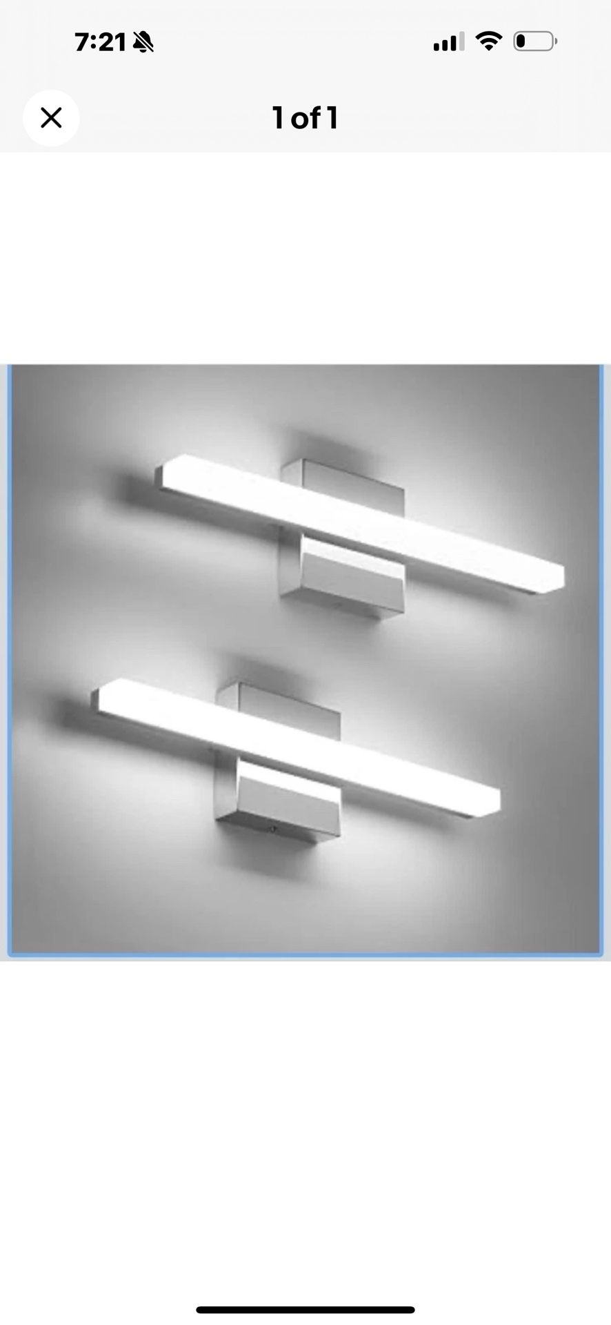 Combuh LED Bathroom Vanity Light Bars 16 Inch 9W IP44 Over Mirror Lighting