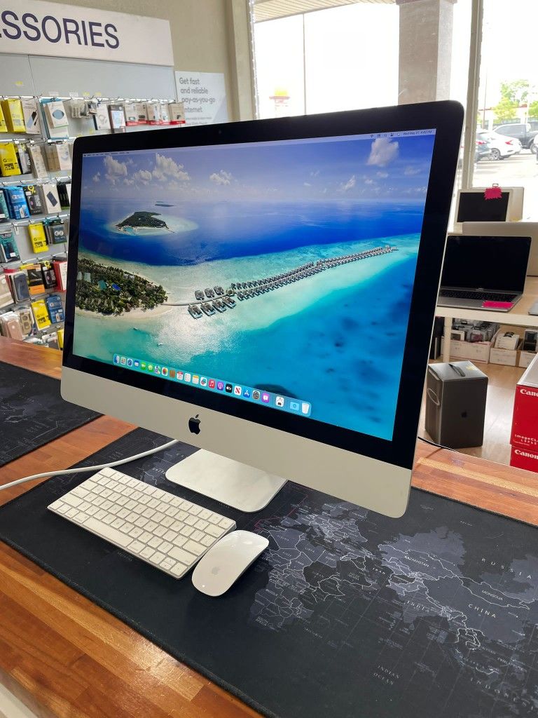 Apple iMac 27” 5K 2019 3.7Ghz i5 RADEON PRO 580X 8GB GRAPHICS 16GB RAM 2.12TB Fusion Drive!