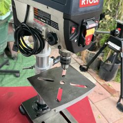 Ryobi DP102L 10" Drill Press. Motor, Light And Laser Work Good