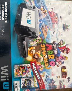Wii U console 3d world