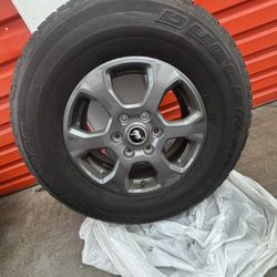 Ford bronco 17 In. Rims + Tires