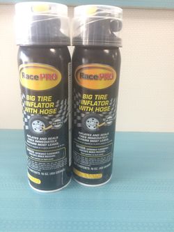Race Pro Big Tire inflator with hose
