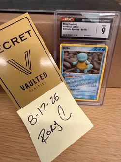 Ditto Squirtle EX Delta Species CGC 9 Mint