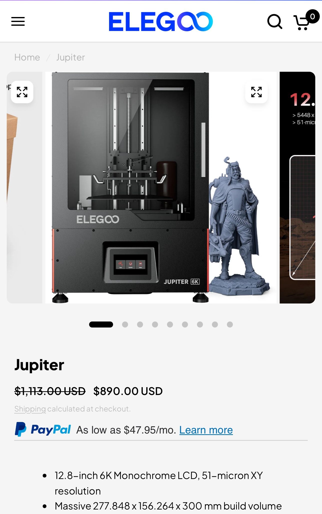 ELEGOO Jupiter 6K Resin 3D Printer – ELEGOO US