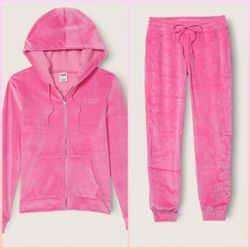 Victoria's Secret Pink- Velour Lounge Set(XL)