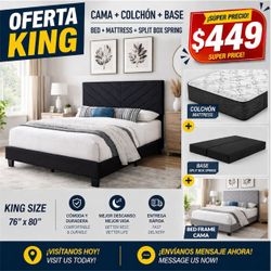 King Package Bed with Mattress Set 💥🚛