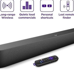 Roku Streambar Pro 2-In-1 Soundbar and Media Streaming Device in Black