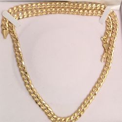 10mm (30 Inches) 14k Gold Plated Chain 