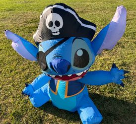 Halloween Stitch Pirate Airblown Inflatable 3.2ft