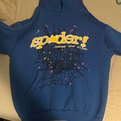 Blue Spider Hoodie