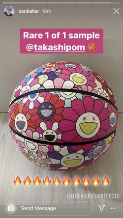 Rare Takashi Murakami Basketball SALES SAMPLE 1/1 