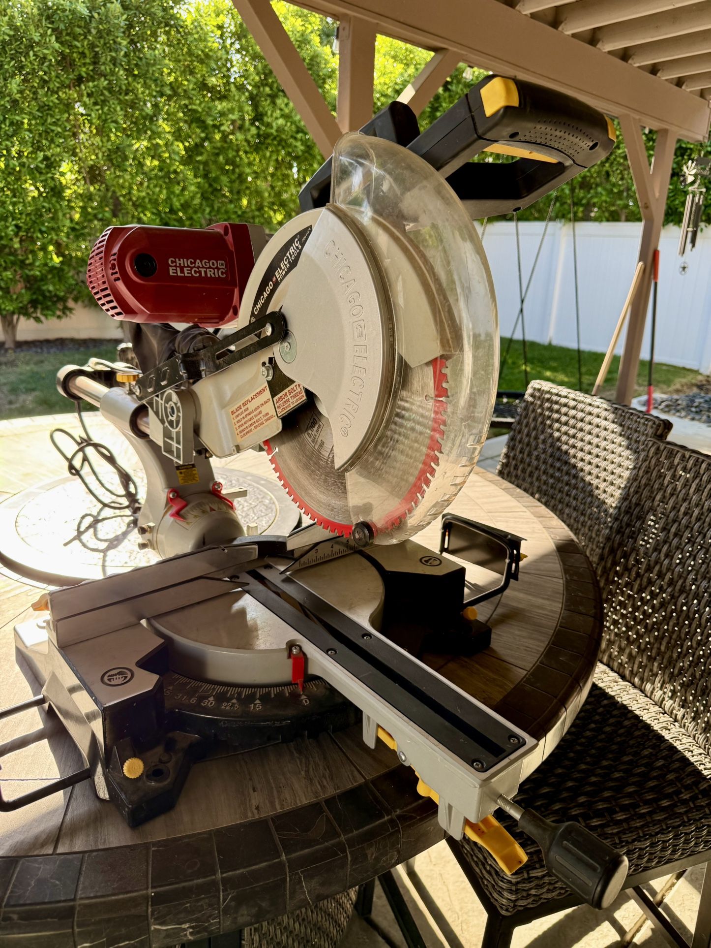 12” Chicago Electric Dual Miter Laser Saw