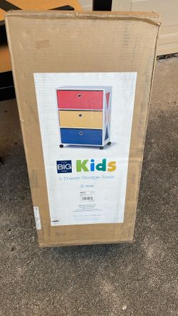 Three Drawer Storage Tower