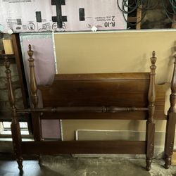 Four Poster Wood Bed Frame