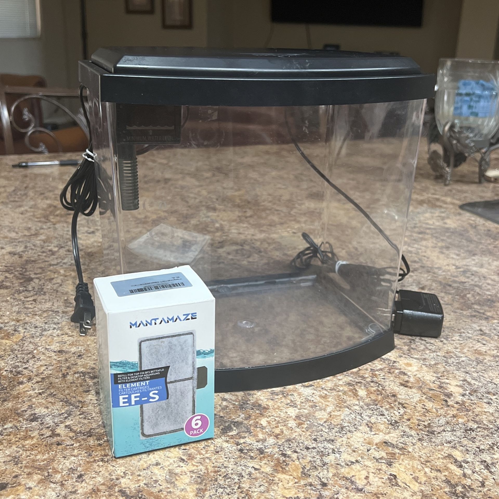 Top Fin Betta Aquarium 2.5 Gallon