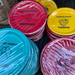 New, Customized School Logo disposable Paper Plates