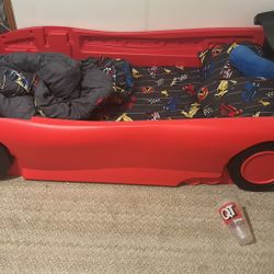 Race Car Bed Son Won’t Even Use It $230