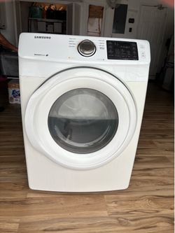 Samsung - 7.5 cu ft Stackable Electrical Dryer With Sensor Dry - DV42H5000EW