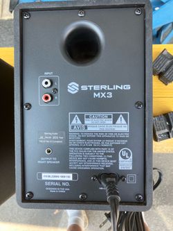 STERLING MX3 SPEAKERS