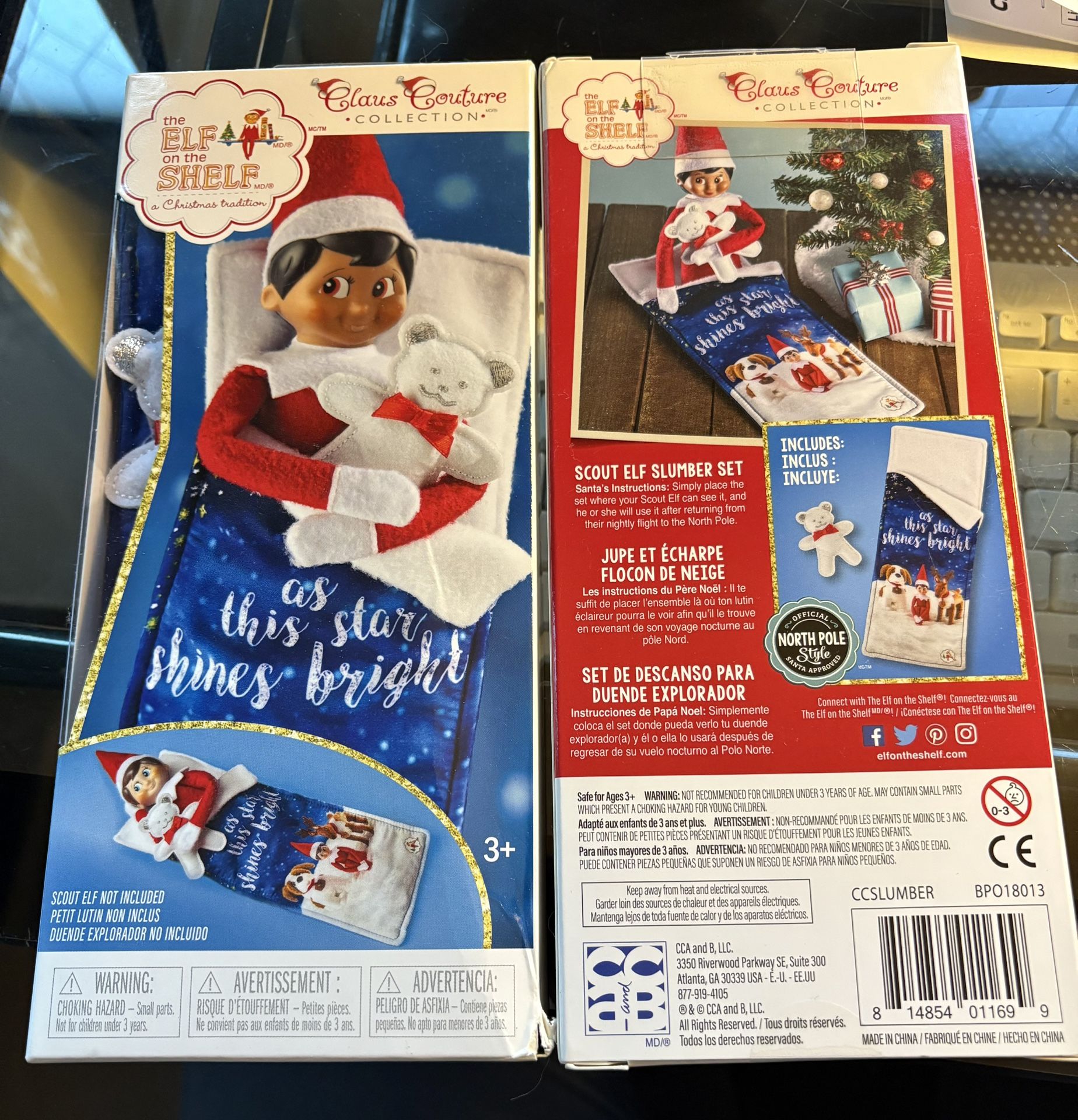 3 Elf On The Shelf Brand New Sleeping Bag Sets