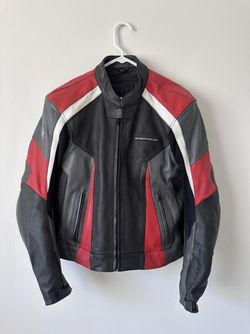 🔥 Firstgear Leather Motorcycle Jacket
