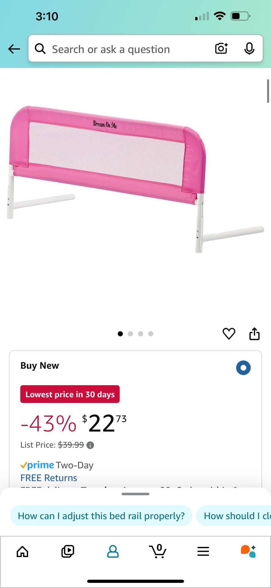 Pink Bed Frame