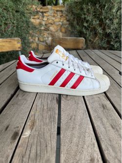 2015 adidas Superstar Foundation 'White Scarlet'