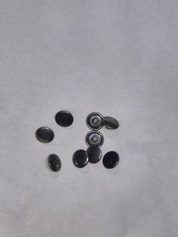 9 Gunmetal Domed Rivets 5/16" Cap 3/16" Post Leathercraft Hardware