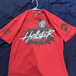 HELLSTAR TEE RED & BLACK