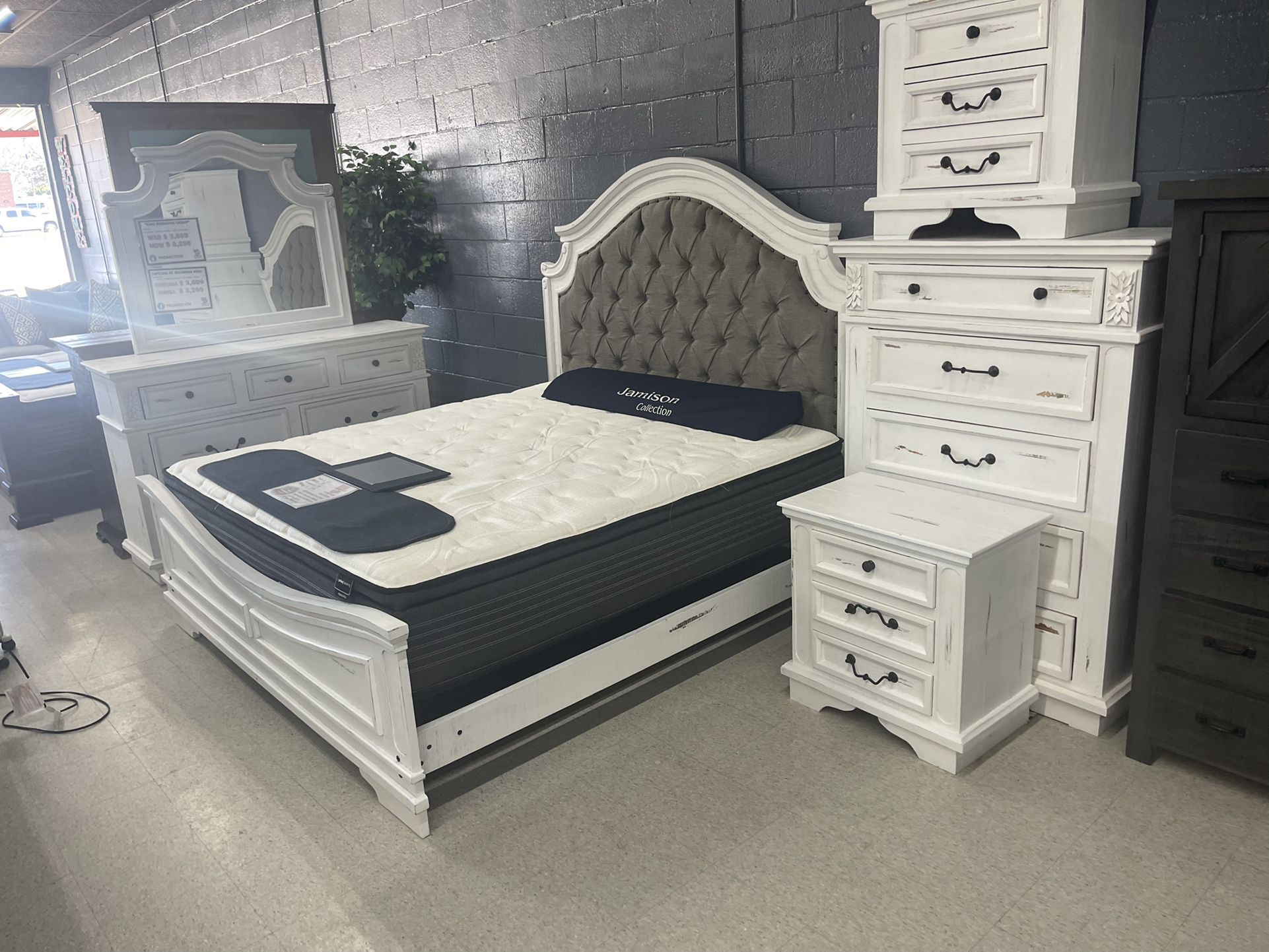 Brand New King Bedroom Group Available Now!! 