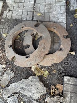 Minneapolis Moline MM Tractor Cast Iron Counterweights Pair