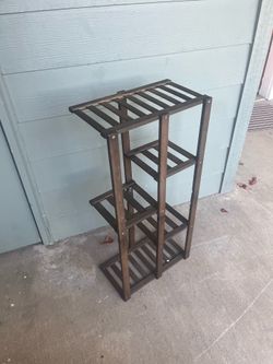 Great moving deal wood shelf stand