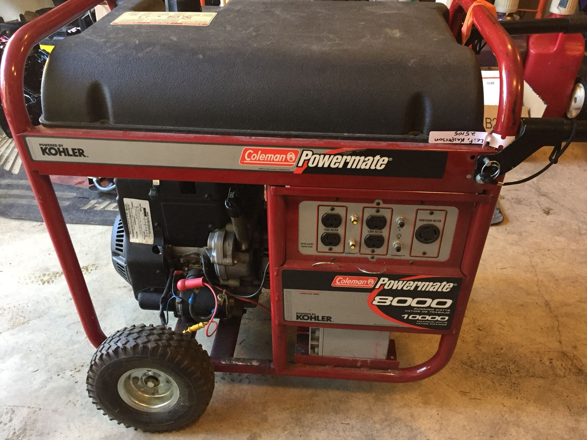 Coleman Powermate 8000-10,000 Watt Generator