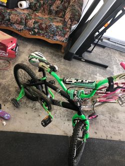 Green and Black bike for sale
