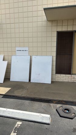White boards, 36x48, two of them.