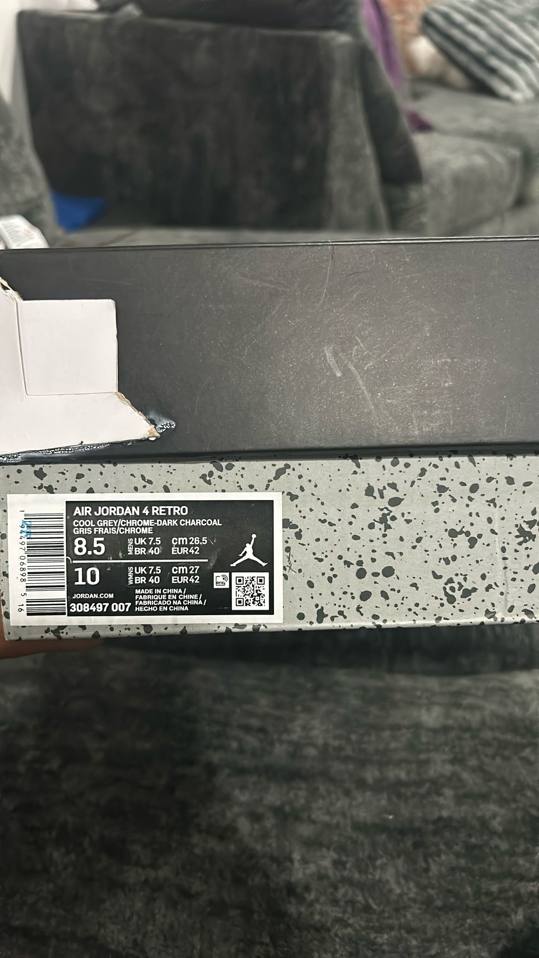 Air Jordan 4 Cool Grey