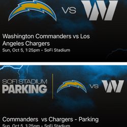 Commanders vs Chargers - 10/5/25