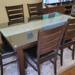 Dinner Table With Six Chairs
