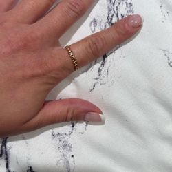 Pandora 14k Rose Gold Plated Ring Size 7