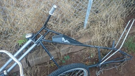 Long bike frame