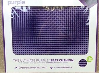 NEW PURPLE ULTIMATE SEAT CUSHION WITH COVER  $50