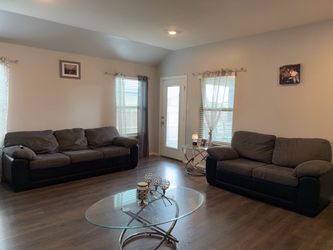 Grey & Black couches