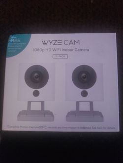 Wyze Cam V2 1080p HD WiFi Indoor Camera 2-Pack - SEALED BOX
