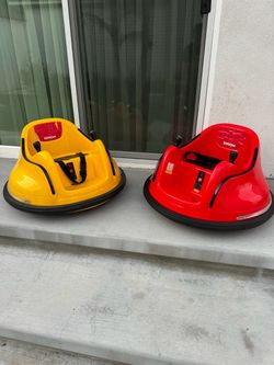 Kids Electric Bumper Cars – Set of 2