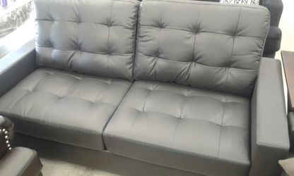 Black sofa set sofa and love
