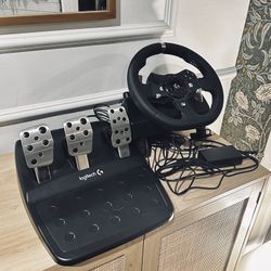 Logitech G920 Racing Wheel And Pedals Racing Simulator For PC and Xbox