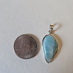 Larimar Pendant 
