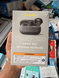 Heyday Open-Ear Jewelry Earbuds, New, Damaged Box