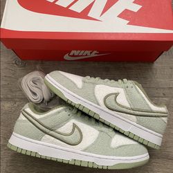 Nike Dunk Low Fleece Pack Honeydew Green Sizes 6 7.5 6.5 8 7 8.5 9 9.5 