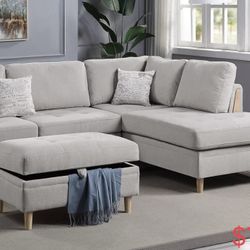 Sectional Sofa With Ottoman